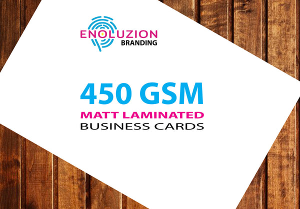Business Cards - 450gsm Matt Laminated Gig (UK Delivery Only)