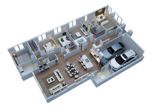 Interior/Exterior/3D Rendering Floor Plans Gig